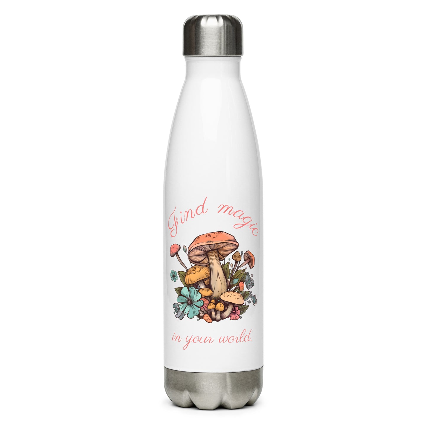Magic Mushroom Stainless Steel Water Bottle