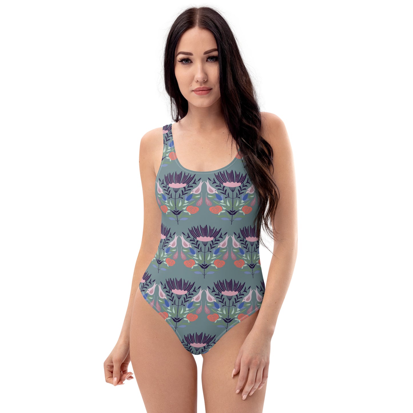 Floral One-Piece Swimsuit