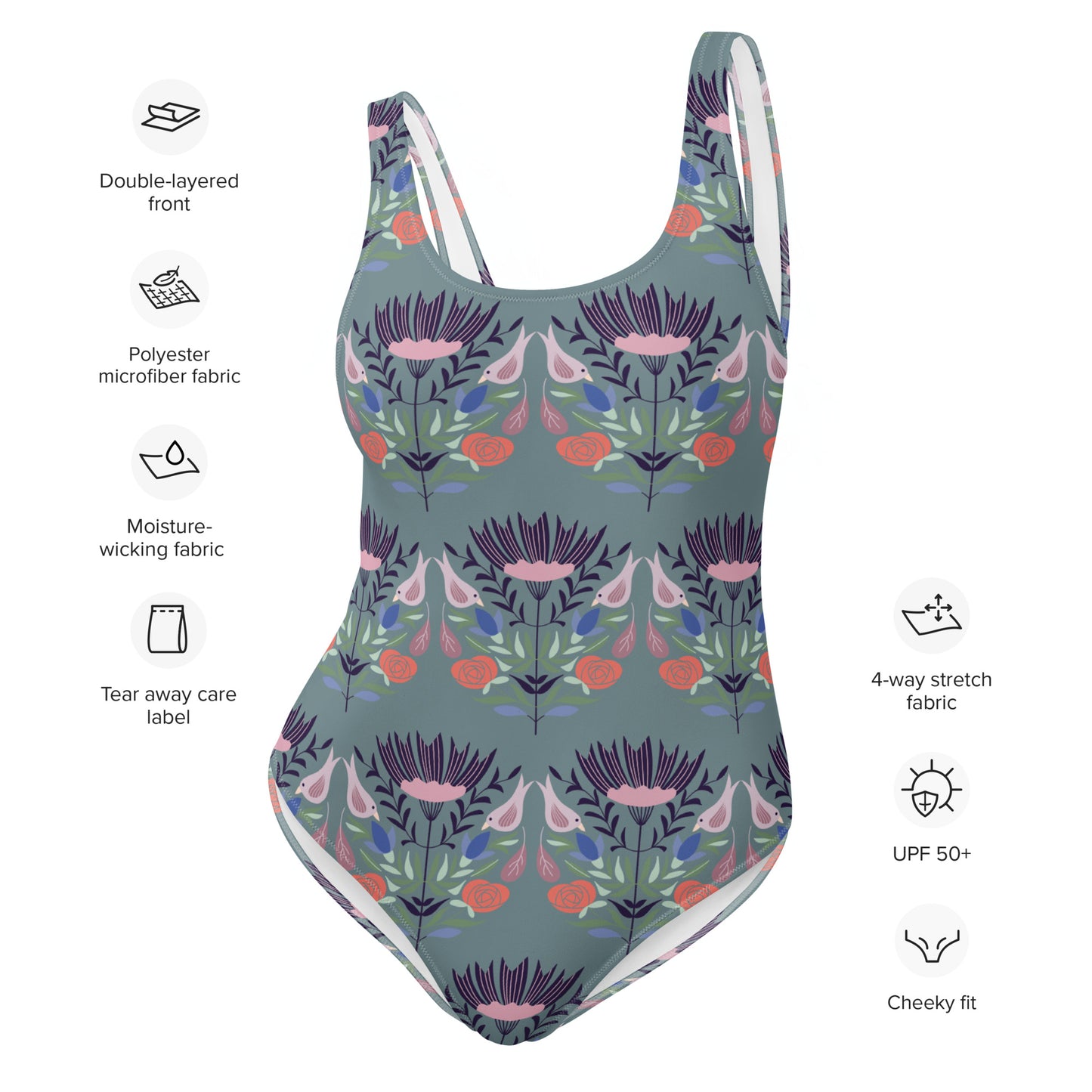 Floral One-Piece Swimsuit