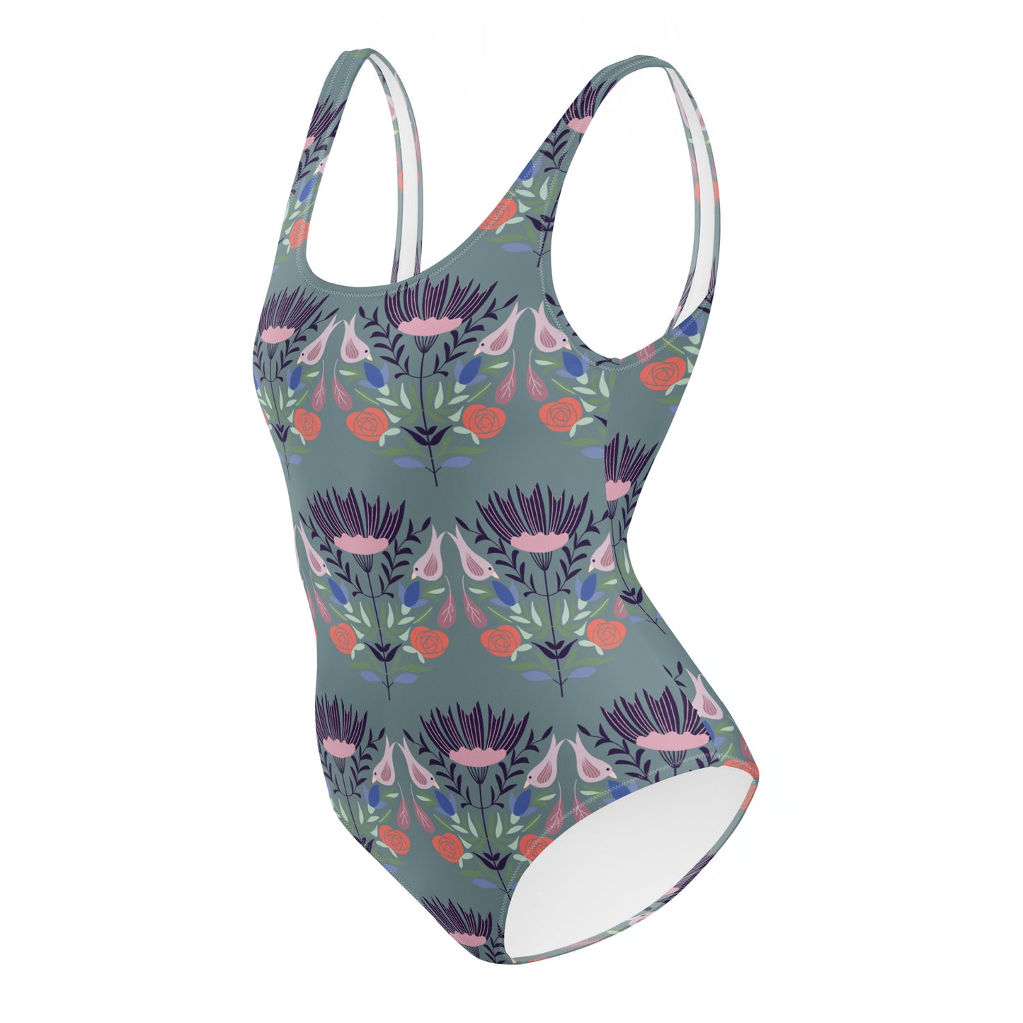 Floral One-Piece Swimsuit