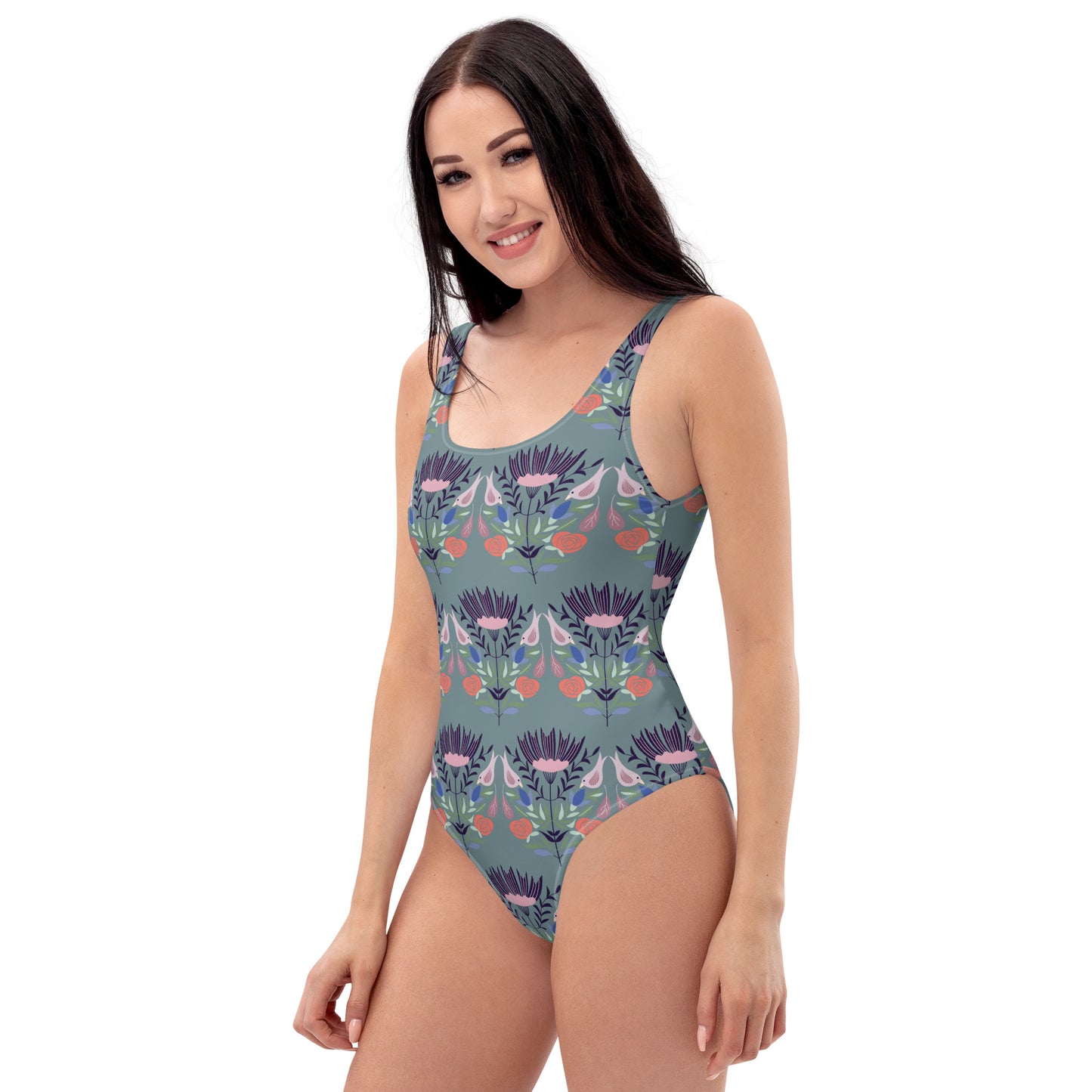 Floral One-Piece Swimsuit