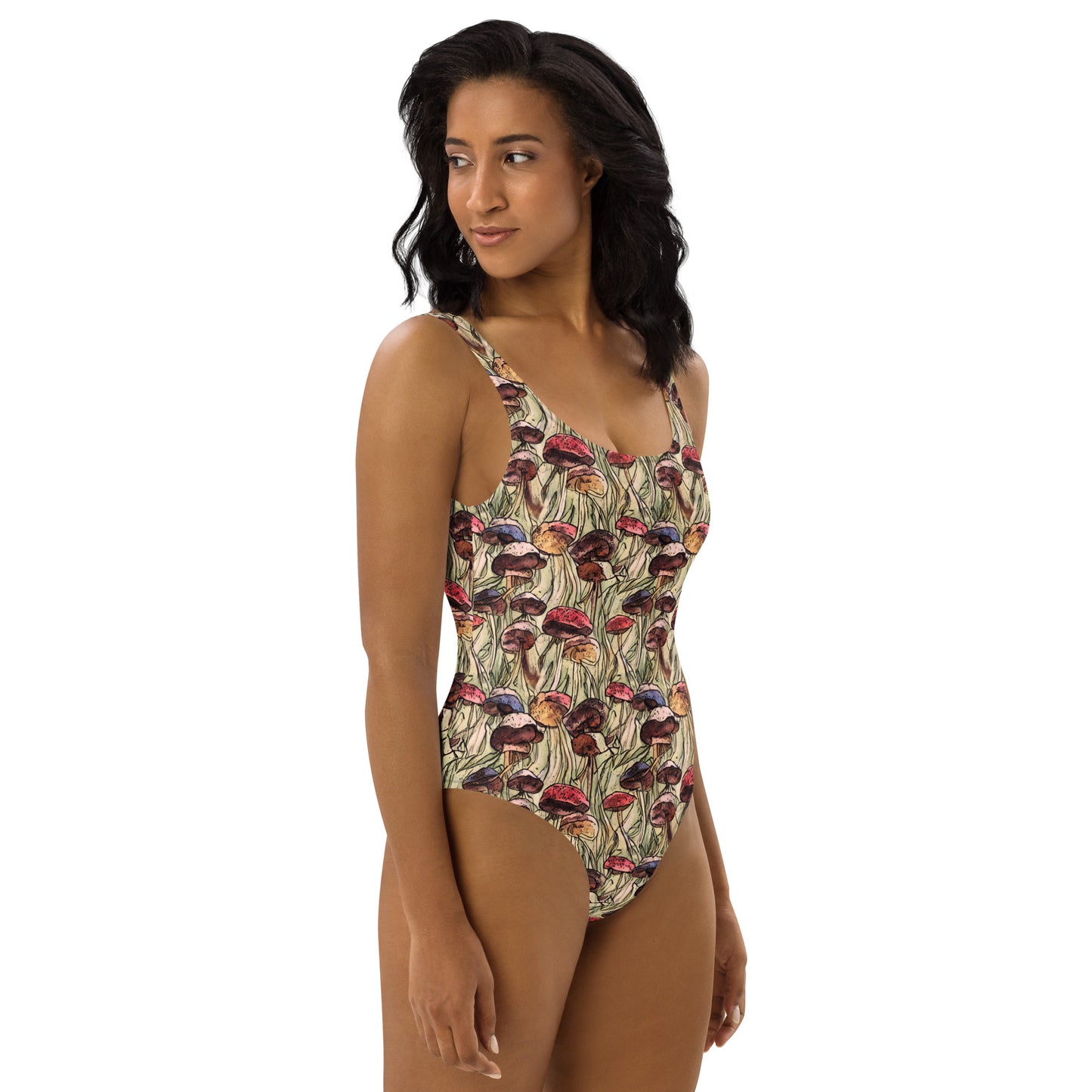 Mushroom One-Piece Swimsuit