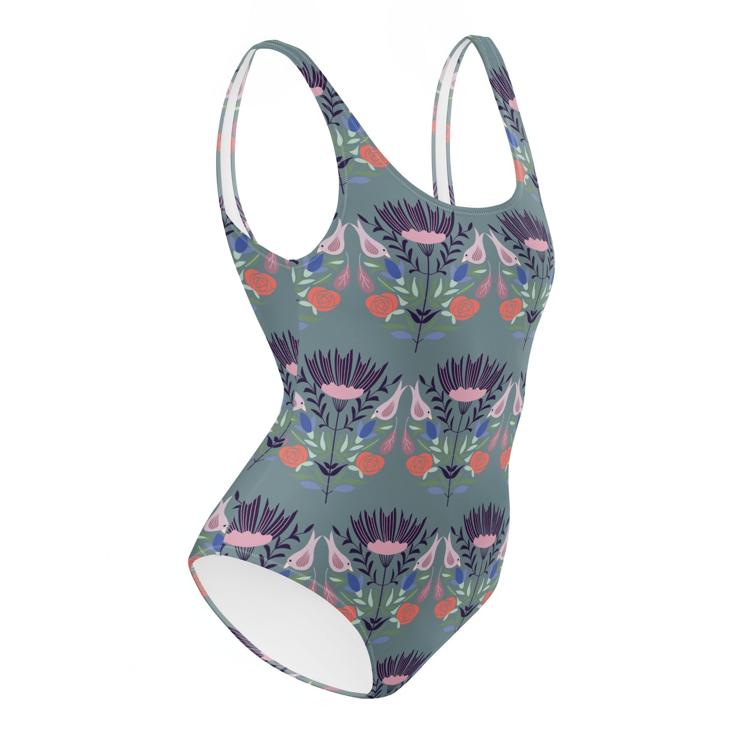 Floral One-Piece Swimsuit