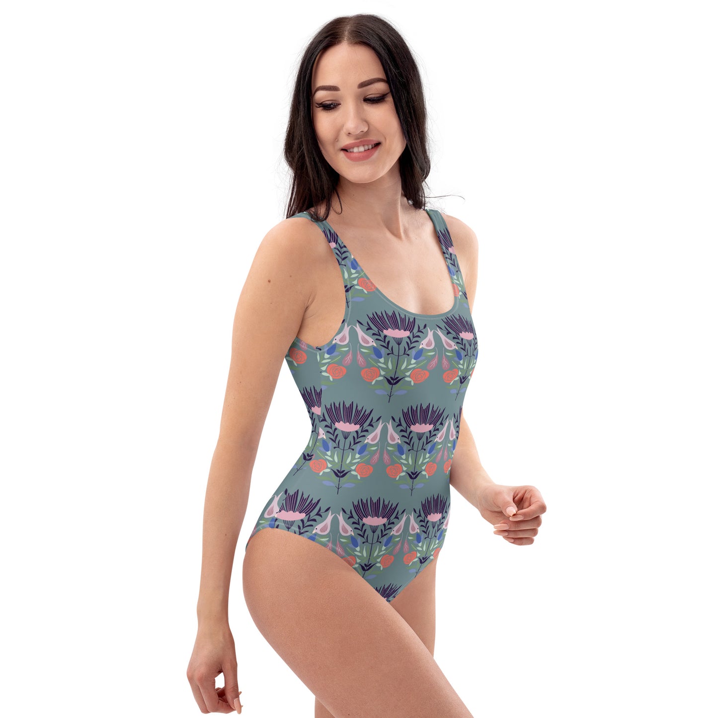 Floral One-Piece Swimsuit