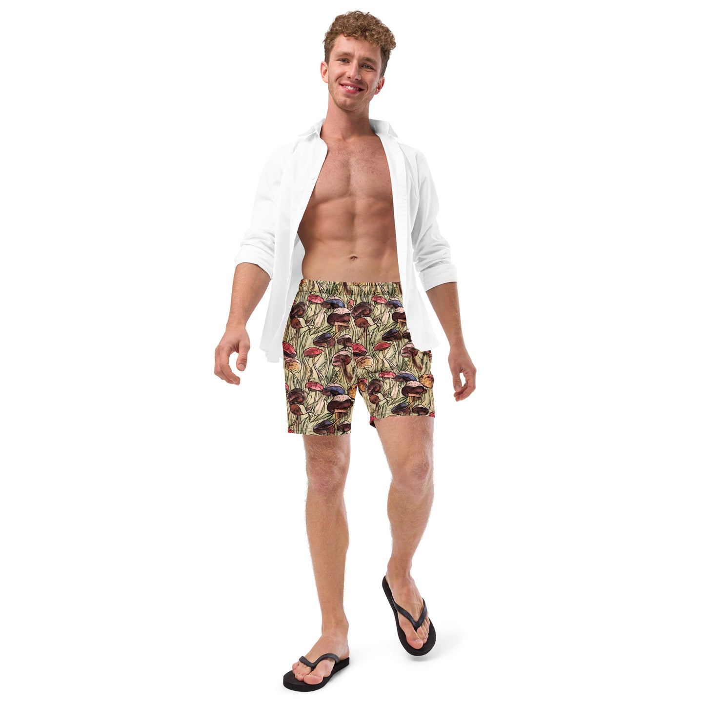 Mushroom Men's swim trunks