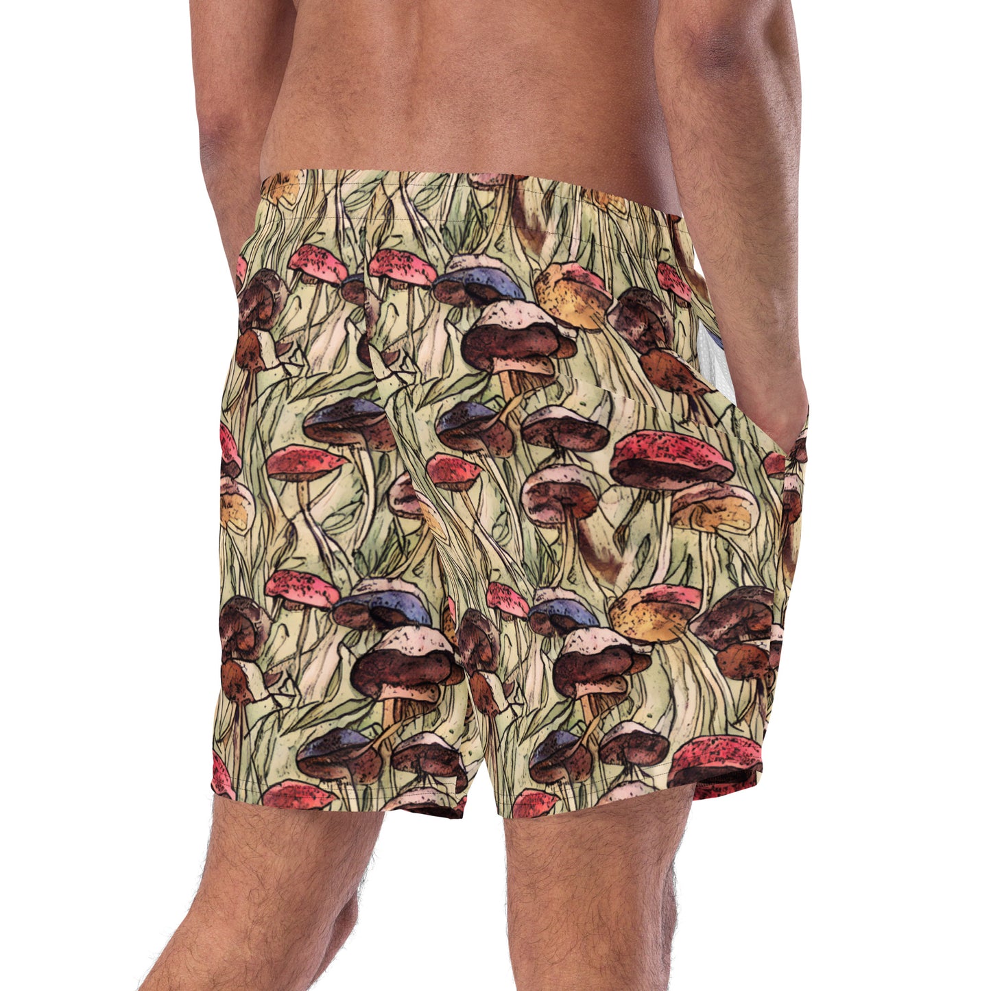 Mushroom Men's swim trunks