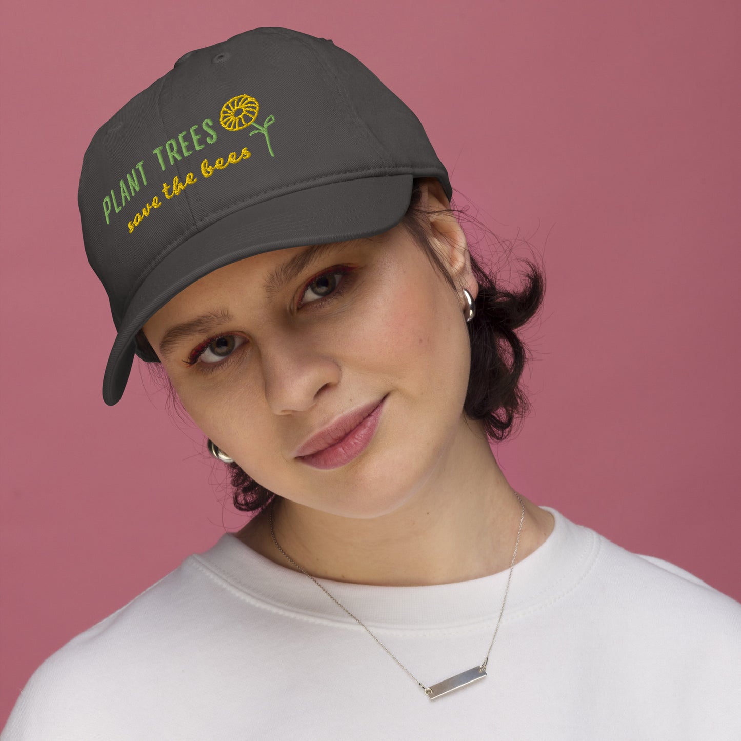 Organic Save bees dad hat