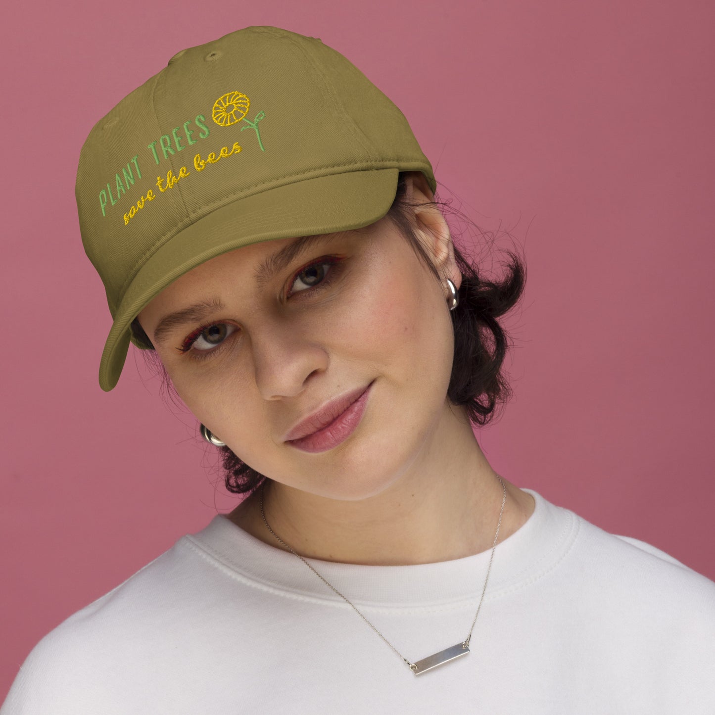 Organic Save bees dad hat