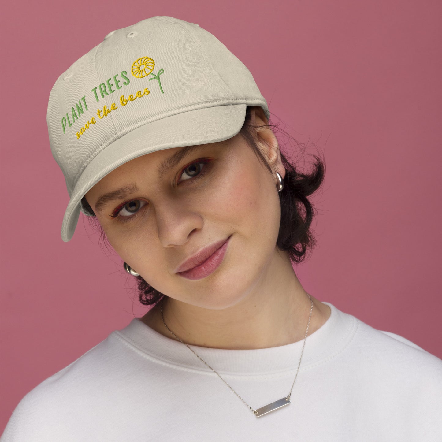 Organic Save bees dad hat