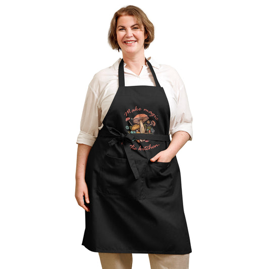 Magic Mushroom Organic cotton apron