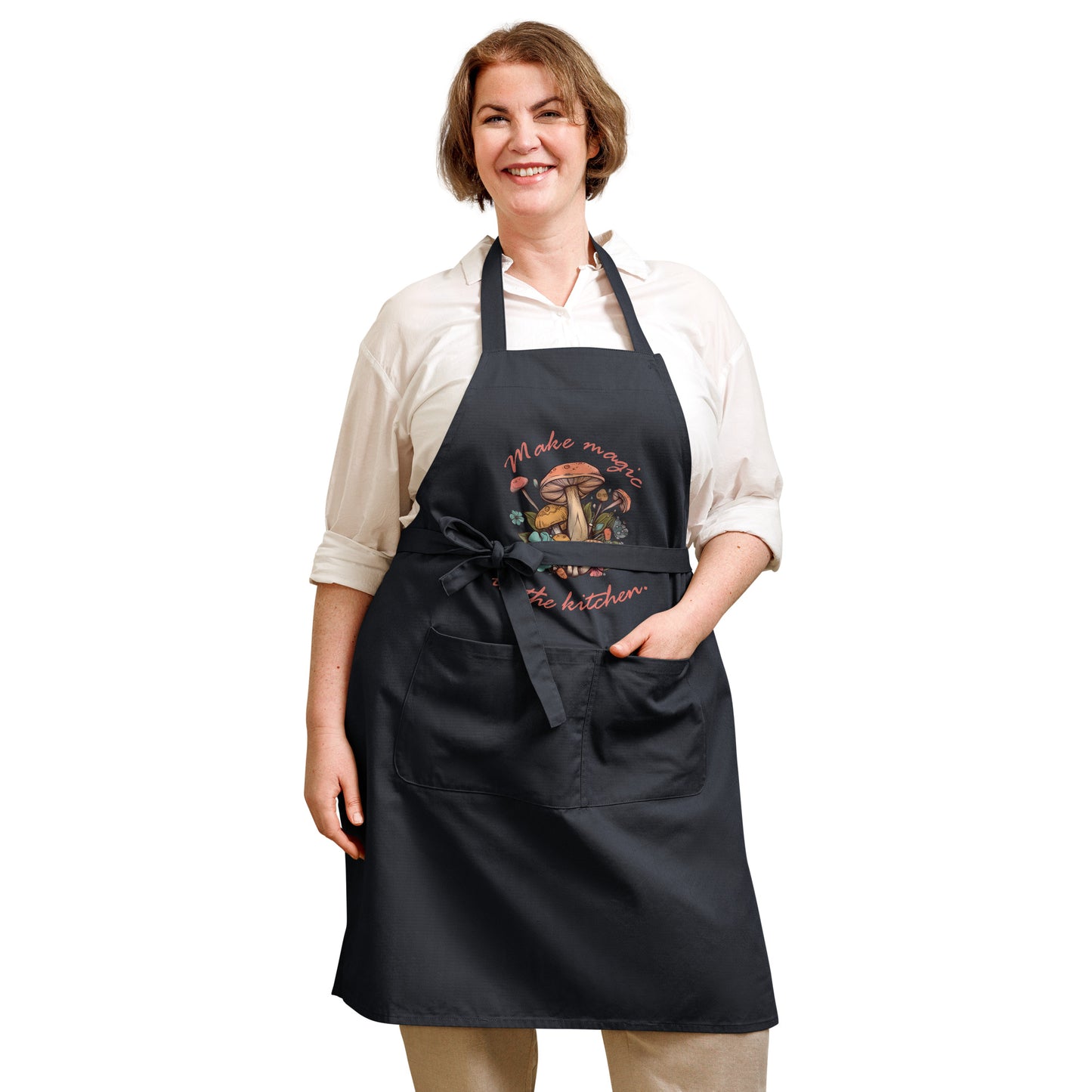 Magic Mushroom Organic cotton apron