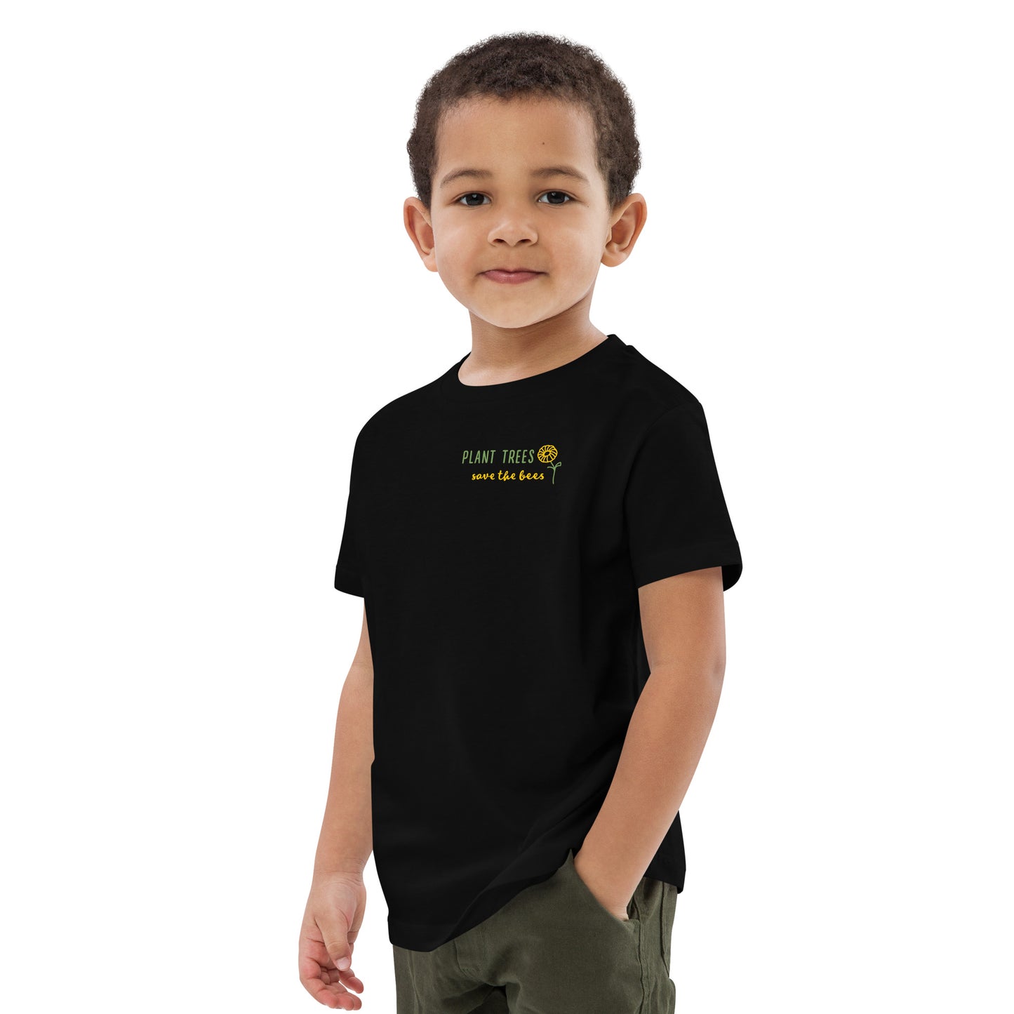 Organic cotton Save bees kids t-shirt