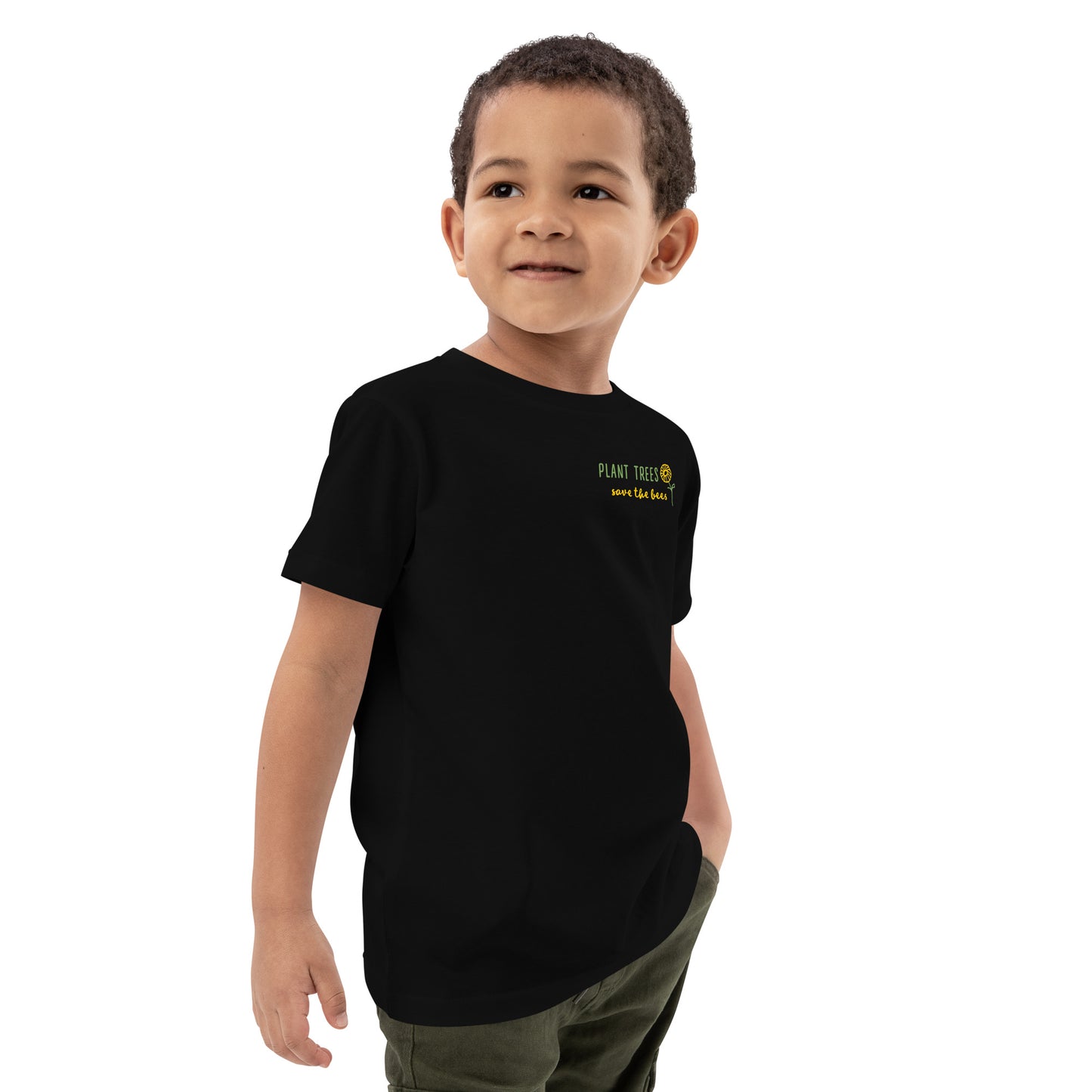 Organic cotton Save bees kids t-shirt