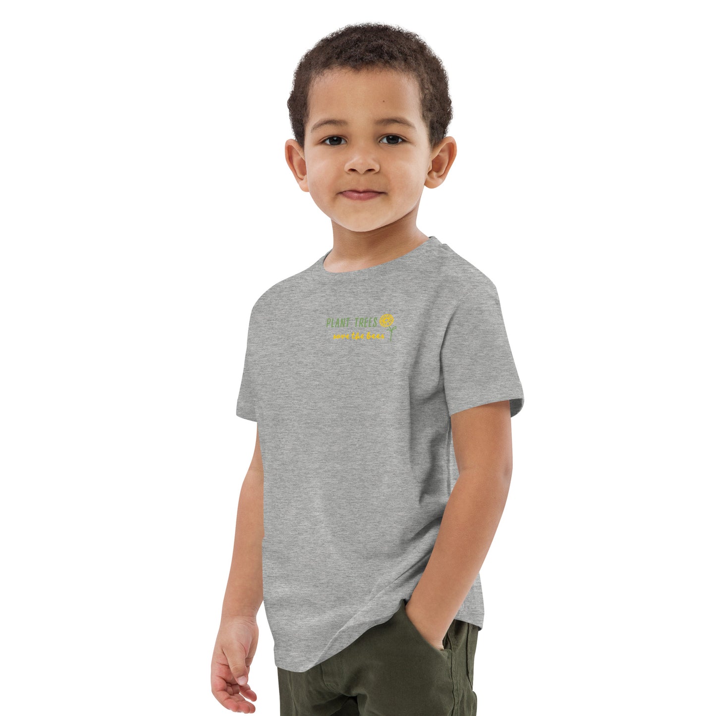 Organic cotton Save bees kids t-shirt