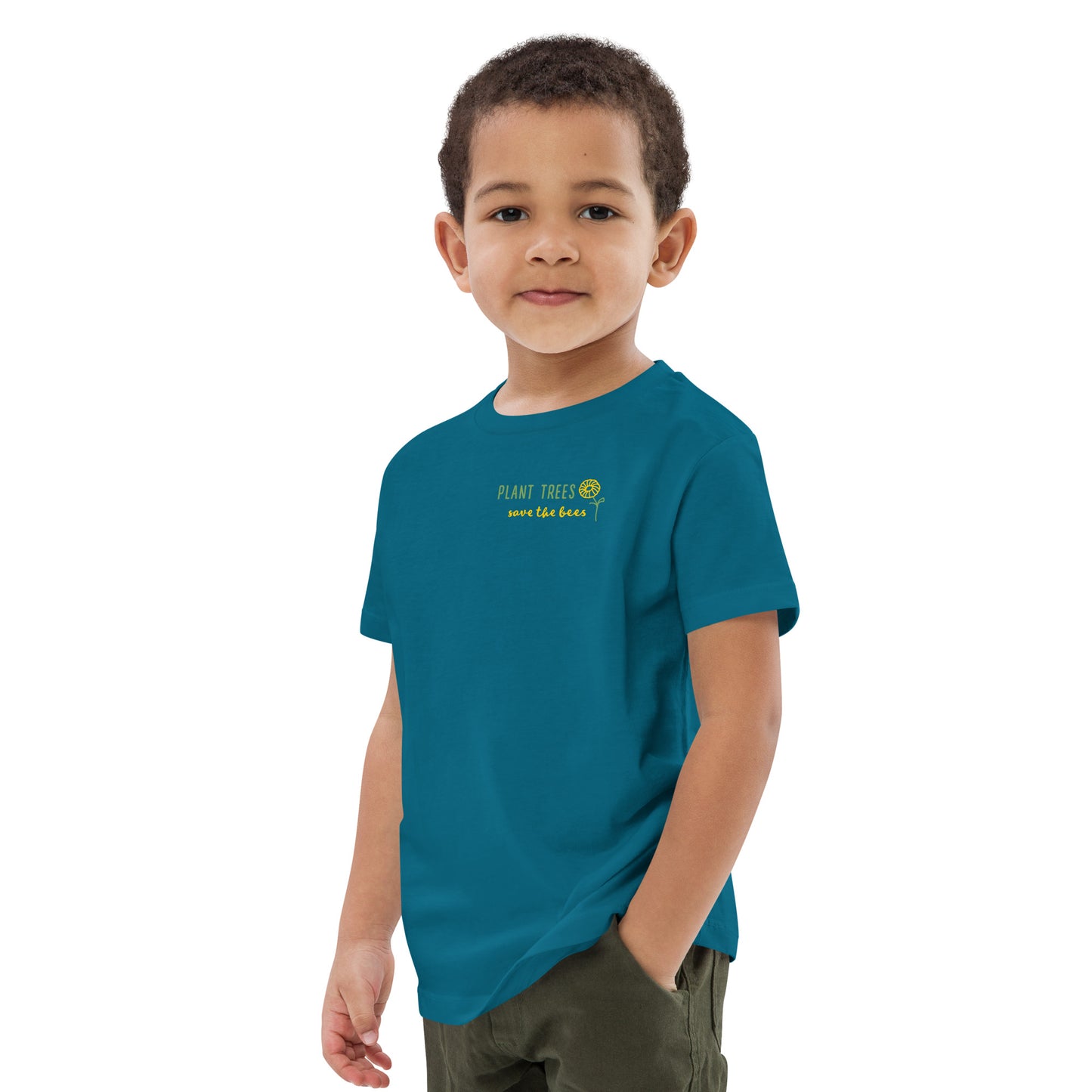 Organic cotton Save bees kids t-shirt