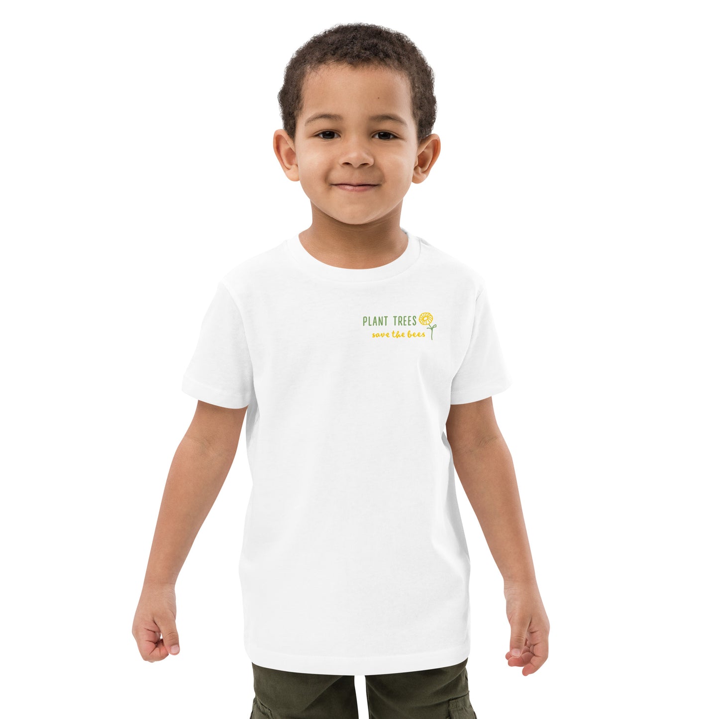 Organic cotton Save bees kids t-shirt