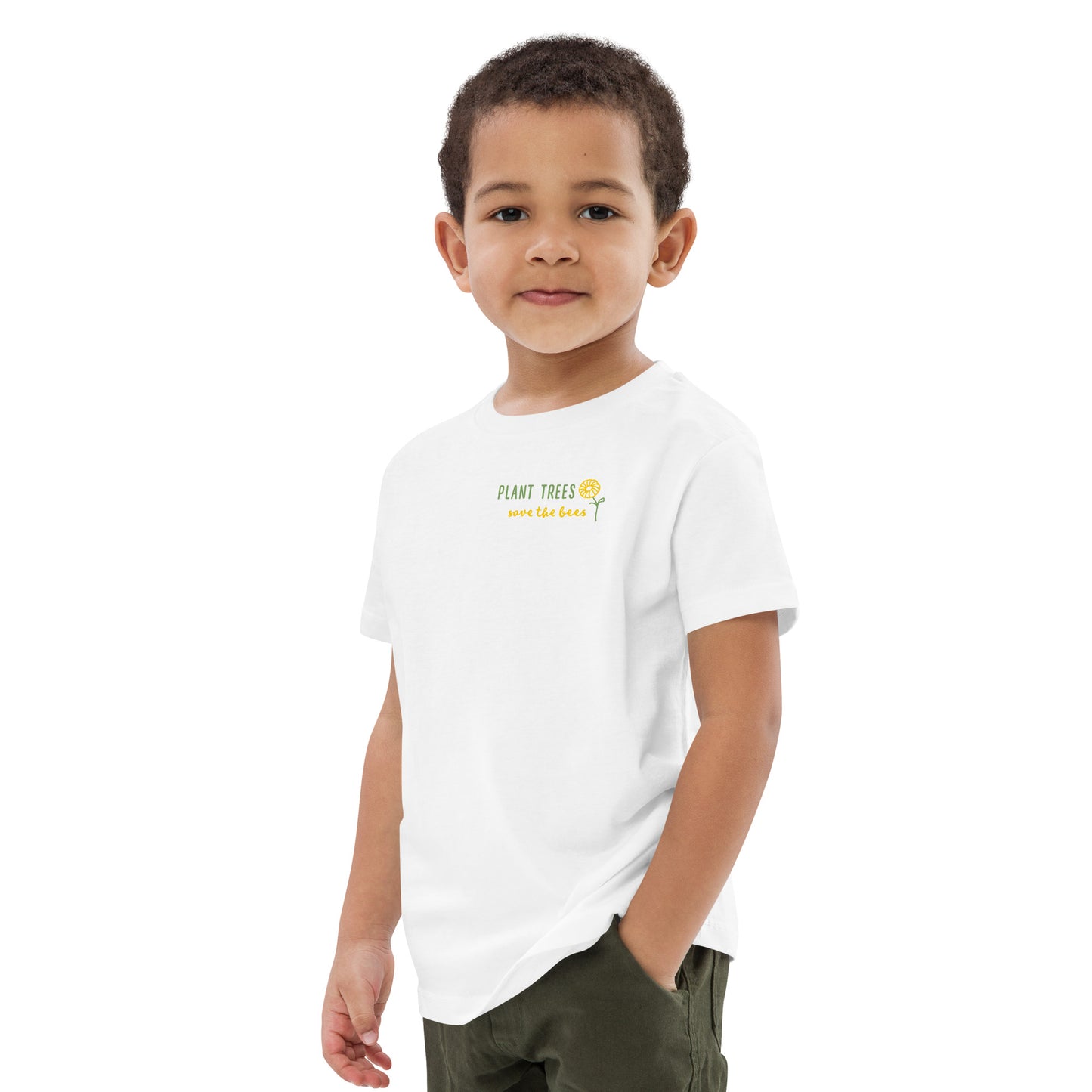 Organic cotton Save bees kids t-shirt