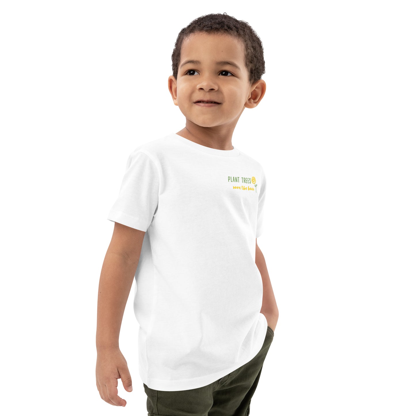 Organic cotton Save bees kids t-shirt