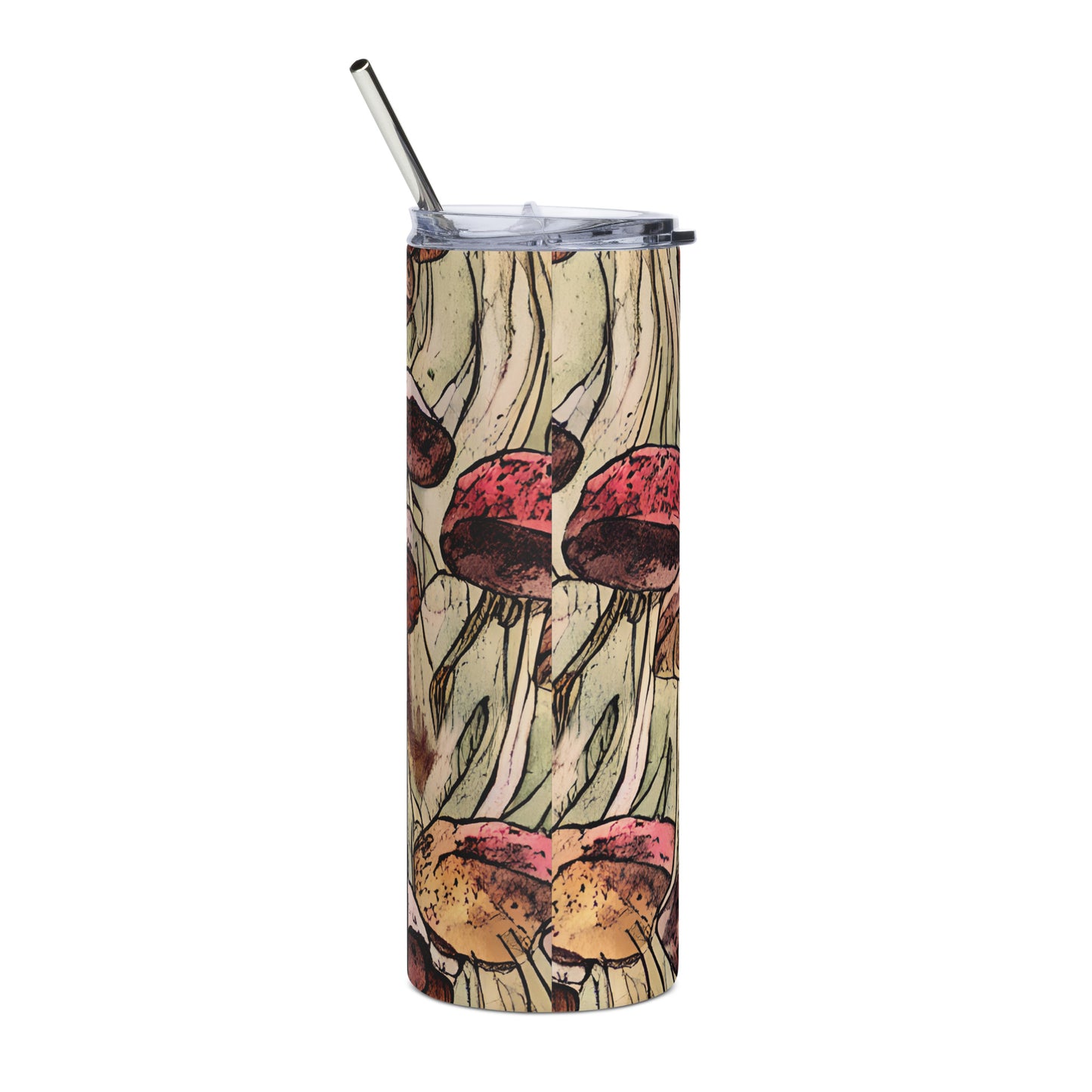 Mushroom Stainless steel tumbler