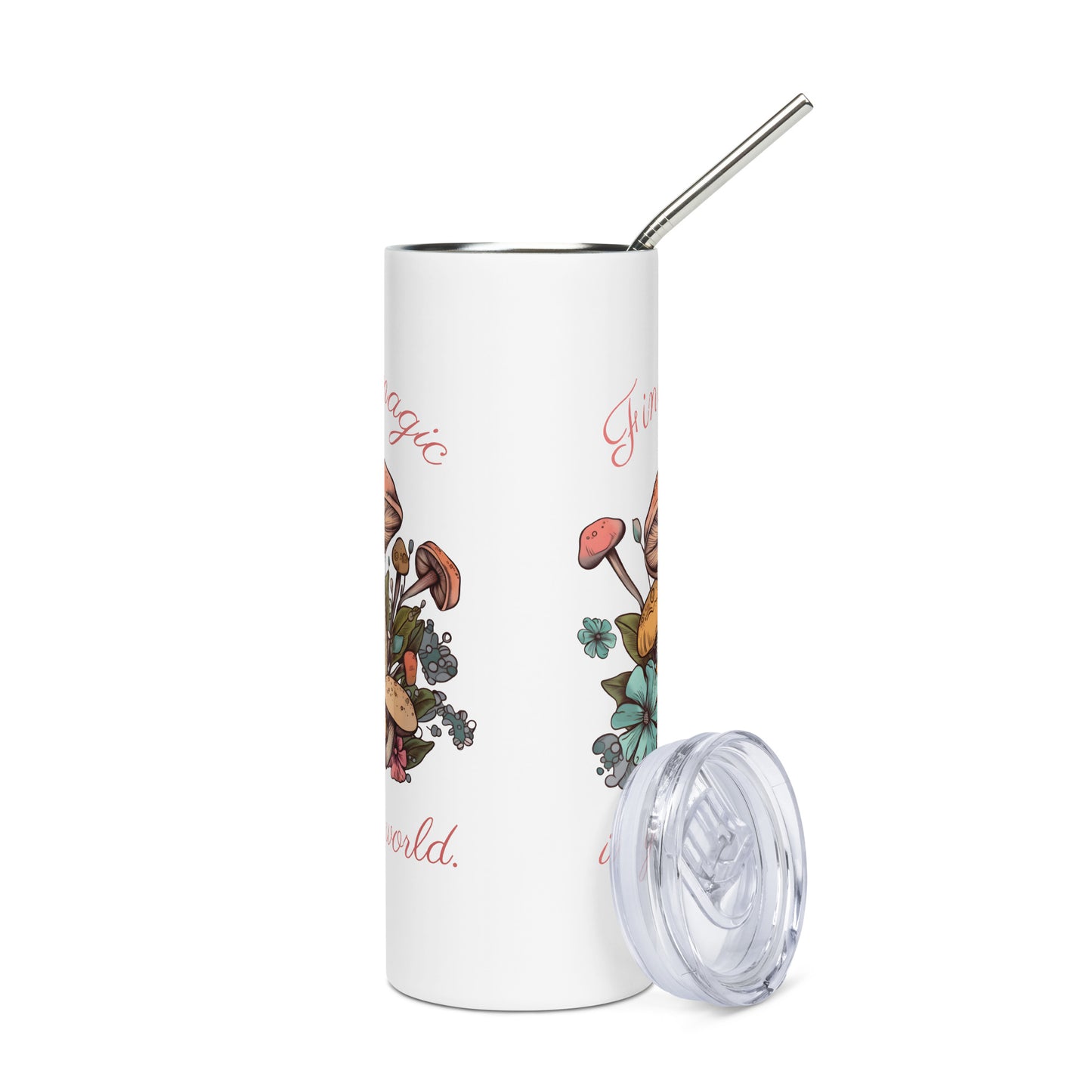 Magic Mushroom Stainless steel tumbler