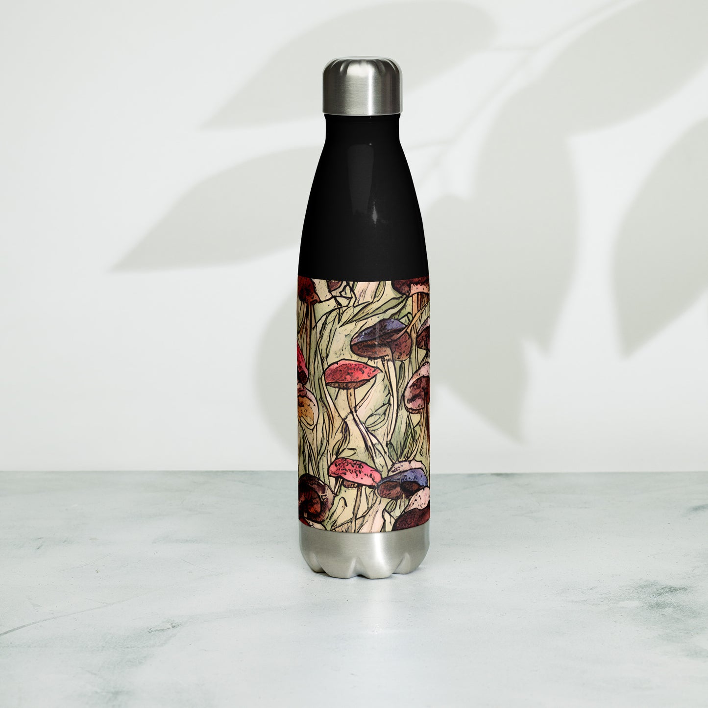 Mushroom Stainless Steel Water Bottle