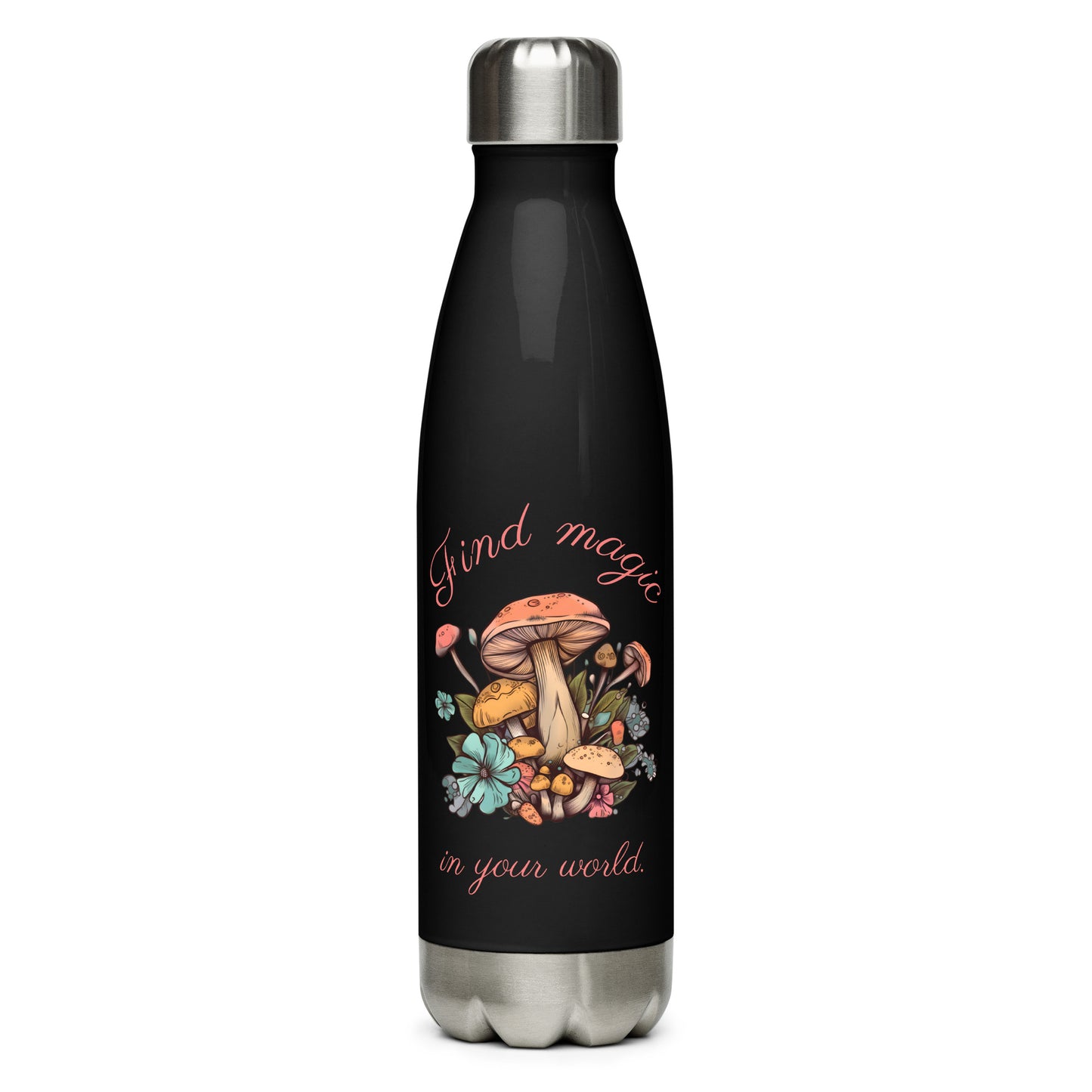 Magic Mushroom Stainless Steel Water Bottle