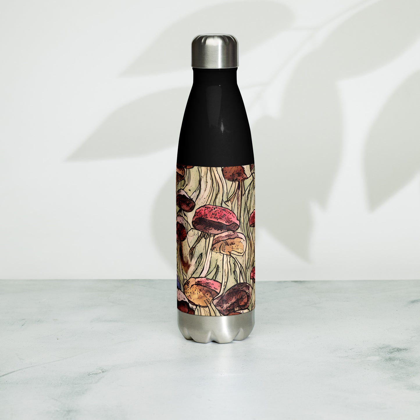 Mushroom Stainless Steel Water Bottle