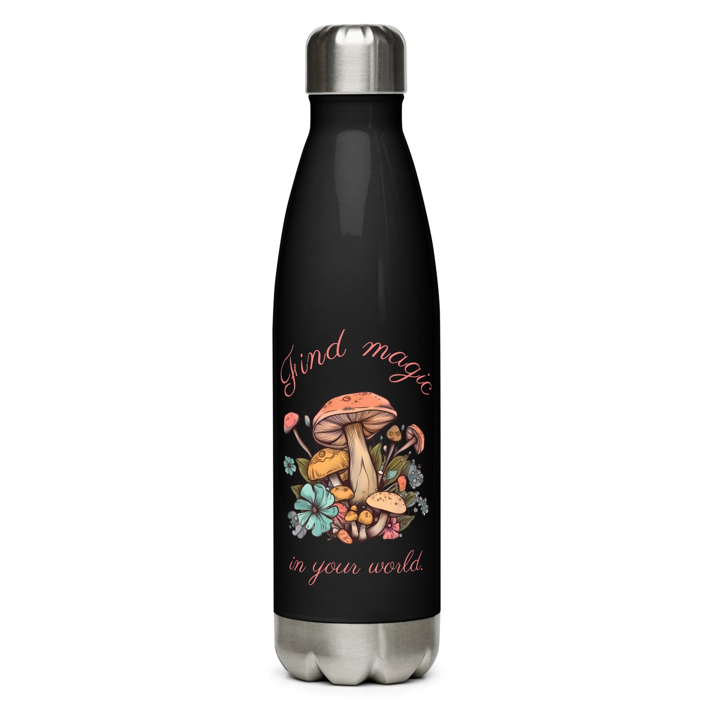 Magic Mushroom Stainless Steel Water Bottle