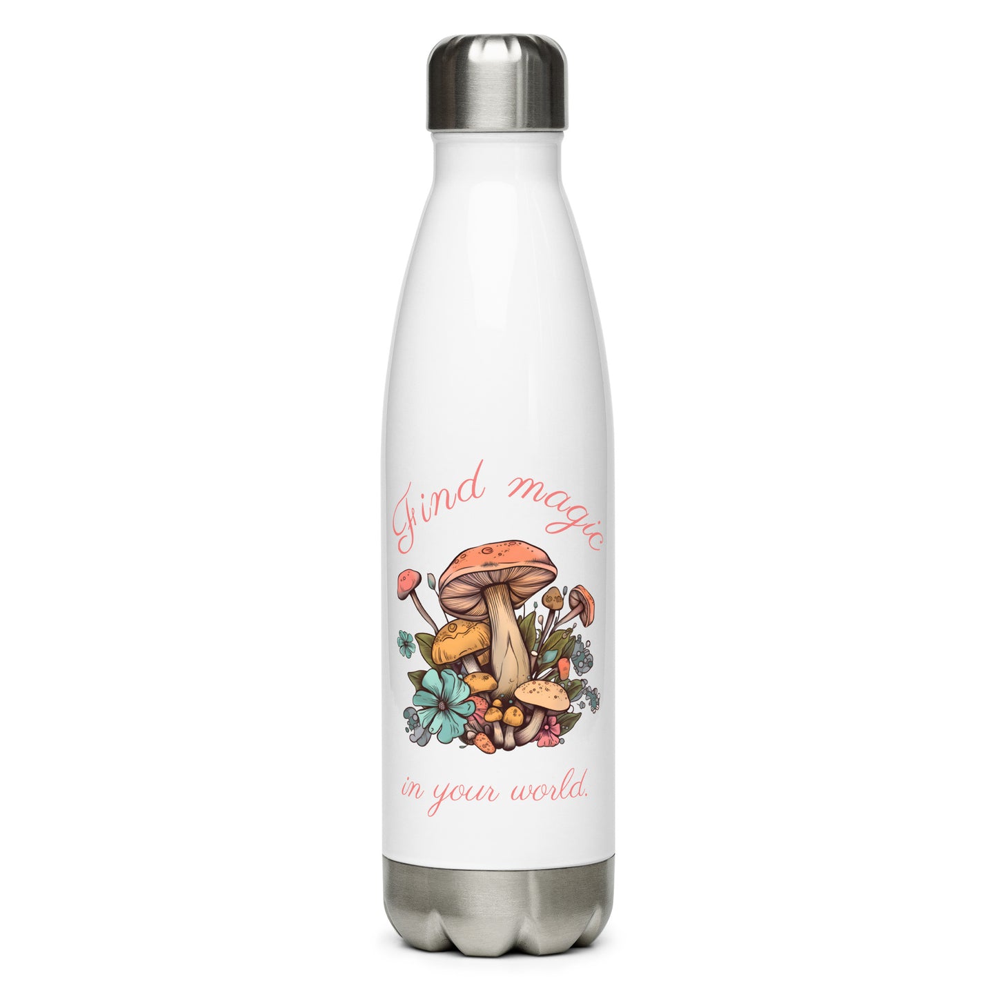 Magic Mushroom Stainless Steel Water Bottle