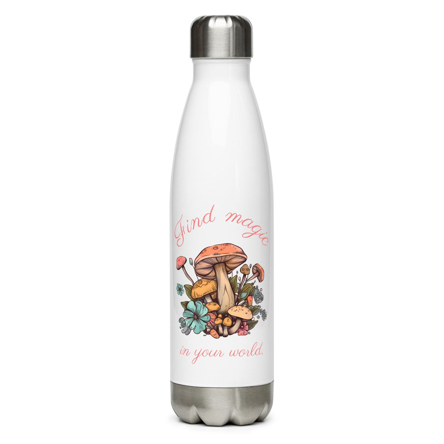 Magic Mushroom Stainless Steel Water Bottle