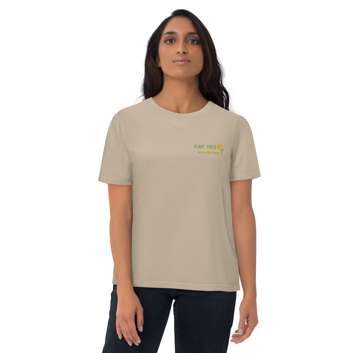 Unisex organic Save bees cotton t-shirt