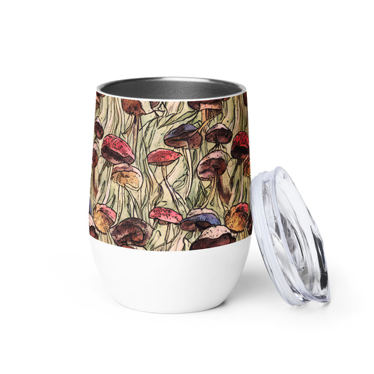 Mushroom Wine tumbler